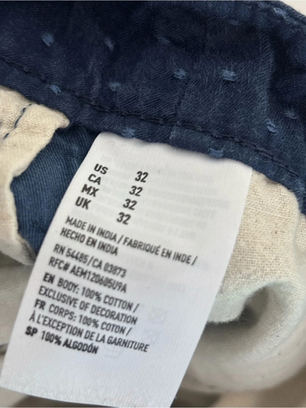 American Eagle Outfitters Men Size 32 Navy Blue Shorts Casual Summer Vacation
